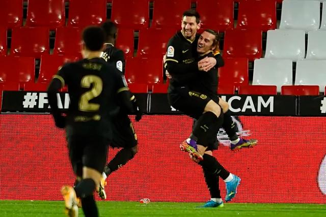 梅西格子双梅开二度，巴萨复活重归争冠行列