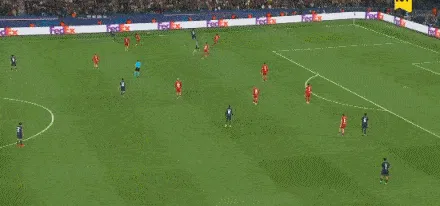 赛事走势-K77接应内维斯直塞，过门将打进空门，巴黎2-0利物浦